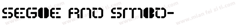 Segoe Rnd Smbd字体转换